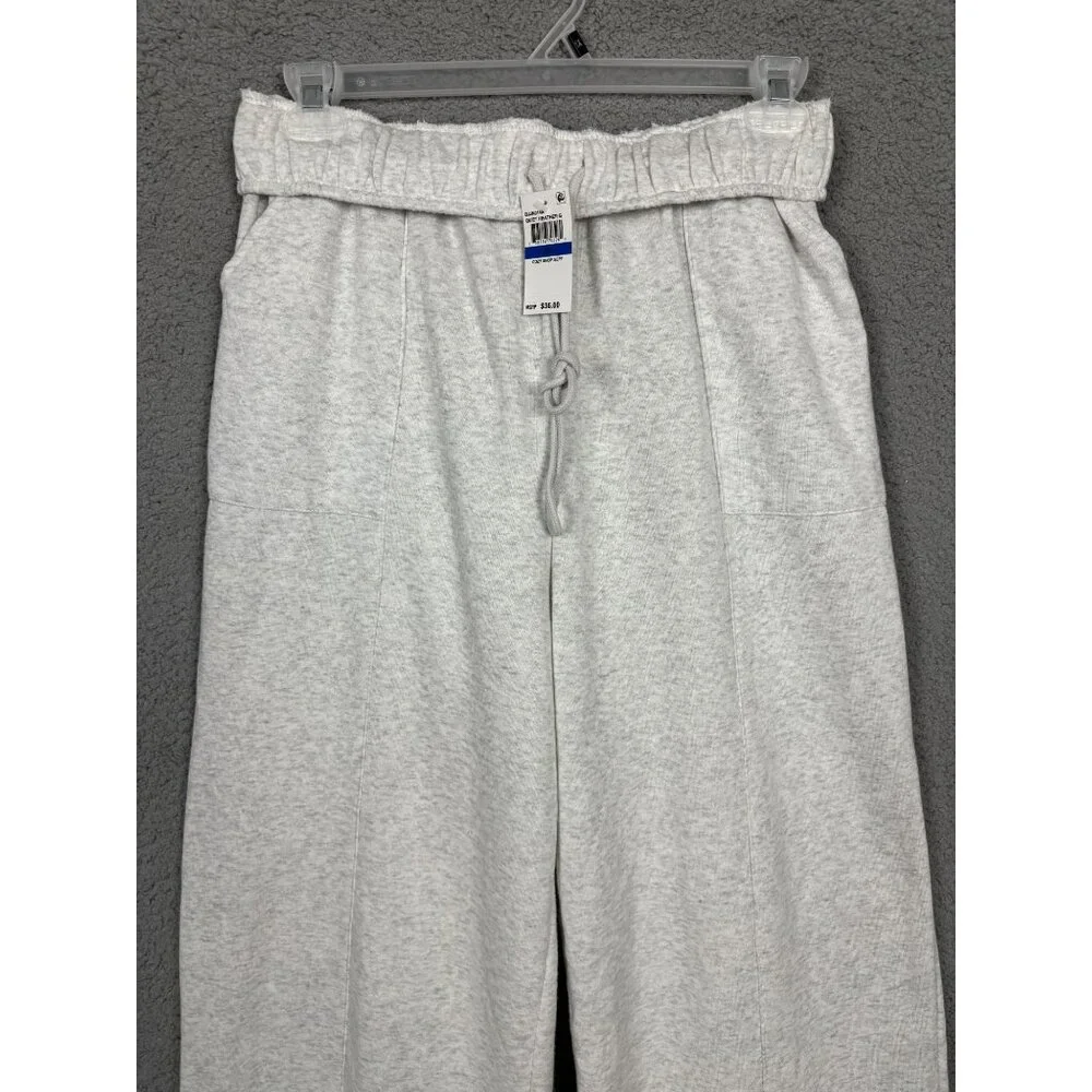 Planet Heart Juniors' Gray Fold over-Waistband Wide-Leg Sweatpants XL NWT's - Picture 2 of 7